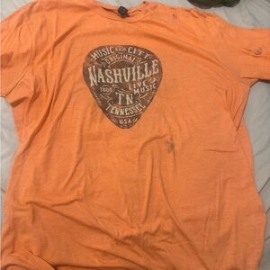 Gildan Nashville Graphic Orange Men's Tee